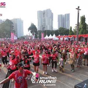 Race photo from SMARTFREN RUN 2026
