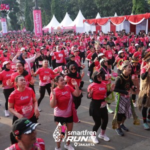 Race photo from SMARTFREN RUN 2026