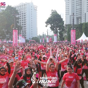 Race photo from SMARTFREN RUN 2026