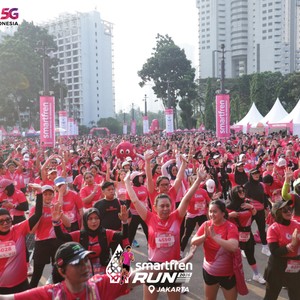 Race photo from SMARTFREN RUN 2026