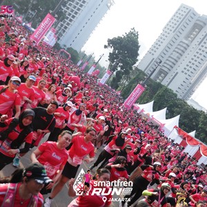 Race photo from SMARTFREN RUN 2026