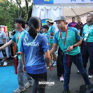 Race photo from BOGORUN 2026