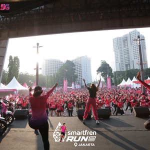 Race photo from SMARTFREN RUN 2026