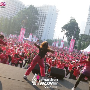 Race photo from SMARTFREN RUN 2026