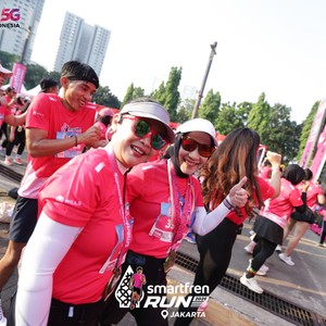 Race photo from SMARTFREN RUN 2026