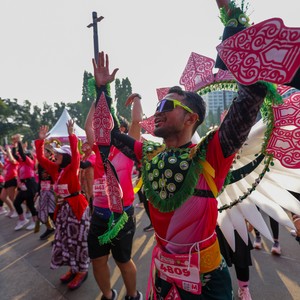 Race photo from SMARTFREN RUN 2026