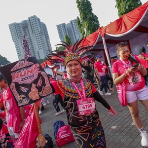 Race photo from SMARTFREN RUN 2026