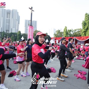 Race photo from SMARTFREN RUN 2026