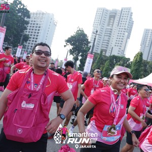 Race photo from SMARTFREN RUN 2026