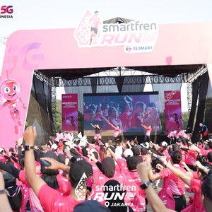 Race photo from SMARTFREN RUN 2026