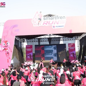 Race photo from SMARTFREN RUN 2026