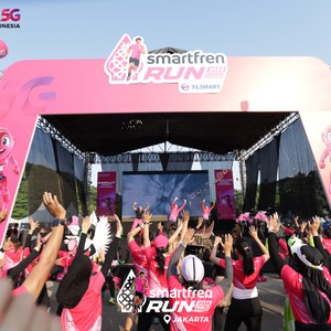 Race photo from SMARTFREN RUN 2026