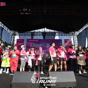 Race photo from SMARTFREN RUN 2026