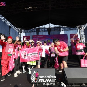 Race photo from SMARTFREN RUN 2026