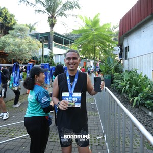 Race photo from BOGORUN 2026