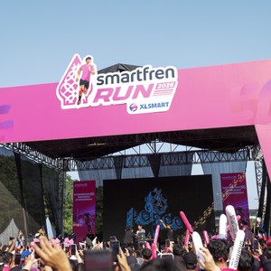 Race photo from SMARTFREN RUN 2026
