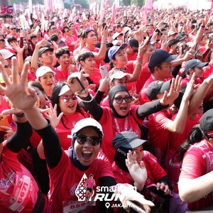 Race photo from SMARTFREN RUN 2026