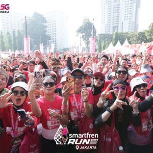 Race photo from SMARTFREN RUN 2026