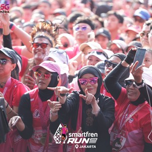 Race photo from SMARTFREN RUN 2026