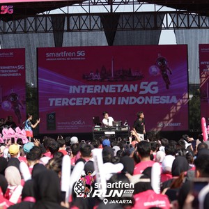 Race photo from SMARTFREN RUN 2026