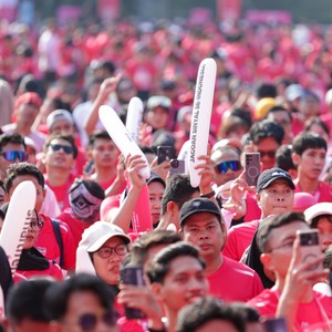 Race photo from SMARTFREN RUN 2026