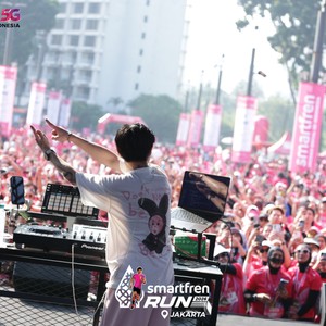 Race photo from SMARTFREN RUN 2026