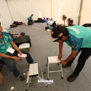 Race photo from BOGORUN 2026