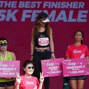 Race photo from SMARTFREN RUN 2026