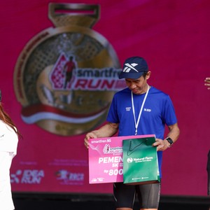 Race photo from SMARTFREN RUN 2026