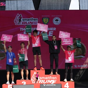 Race photo from SMARTFREN RUN 2026