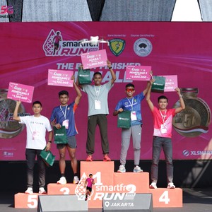 Race photo from SMARTFREN RUN 2026