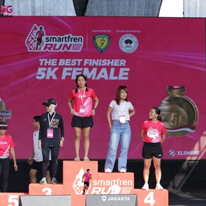 Race photo from SMARTFREN RUN 2026