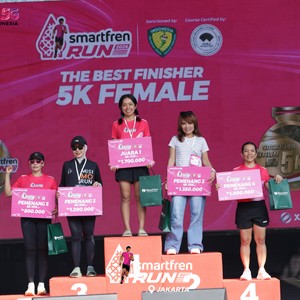 Race photo from SMARTFREN RUN 2026