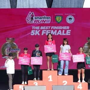 Race photo from SMARTFREN RUN 2026