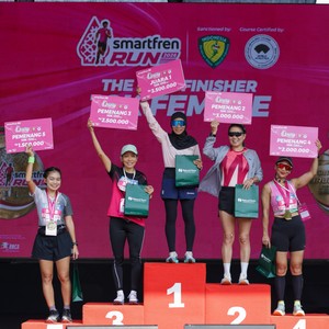 Race photo from SMARTFREN RUN 2026