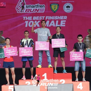 Race photo from SMARTFREN RUN 2026