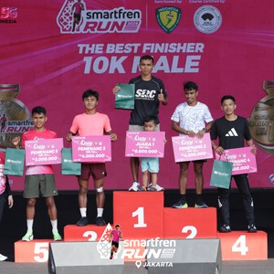 Race photo from SMARTFREN RUN 2026