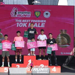 Race photo from SMARTFREN RUN 2026