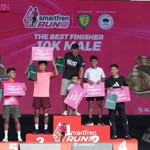 Race photo from SMARTFREN RUN 2026