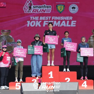 Race photo from SMARTFREN RUN 2026