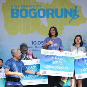 Race photo from BOGORUN 2026
