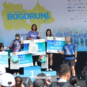 Race photo from BOGORUN 2026