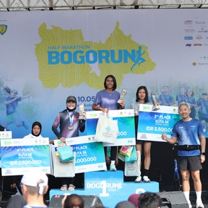 Race photo from BOGORUN 2026