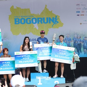 Race photo from BOGORUN 2026