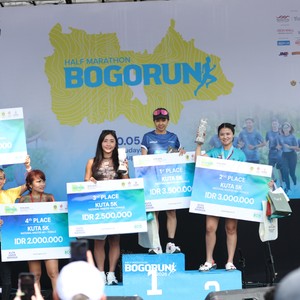 Race photo from BOGORUN 2026