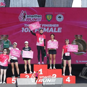 Race photo from SMARTFREN RUN 2026