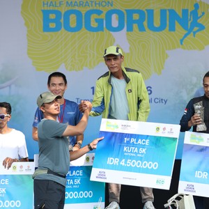 Race photo from BOGORUN 2026