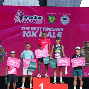 Race photo from SMARTFREN RUN 2026