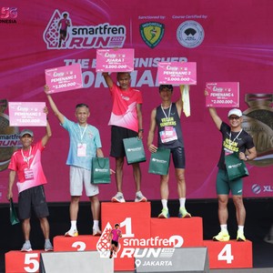 Race photo from SMARTFREN RUN 2026