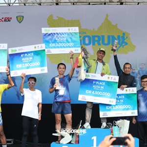 Race photo from BOGORUN 2026